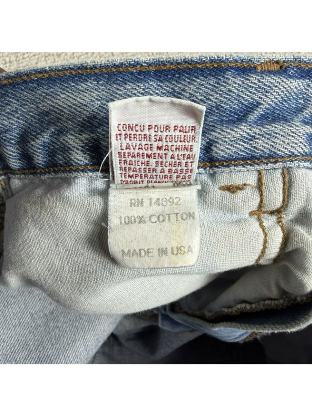 Vintage Marithe Francois Girbaud Mom Jeans Blue Made In USA Women’s Size 11 / 12 - Picture 4 of 9